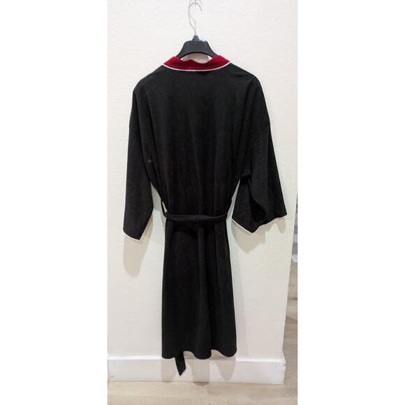 RCA Robe Corporation of America Robe Men's 1X Black Red with Tie Classic Vintage - Picture 2 of 14